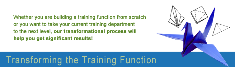 Transforming the Training Function Training