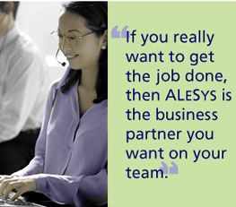 Alesys is the Business Partner you want on your team